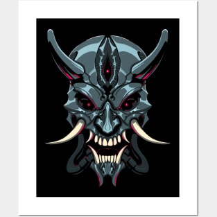 Cyber Oni Posters and Art